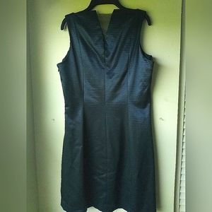 Theyskens' Theory short turquoise cocktail dress.